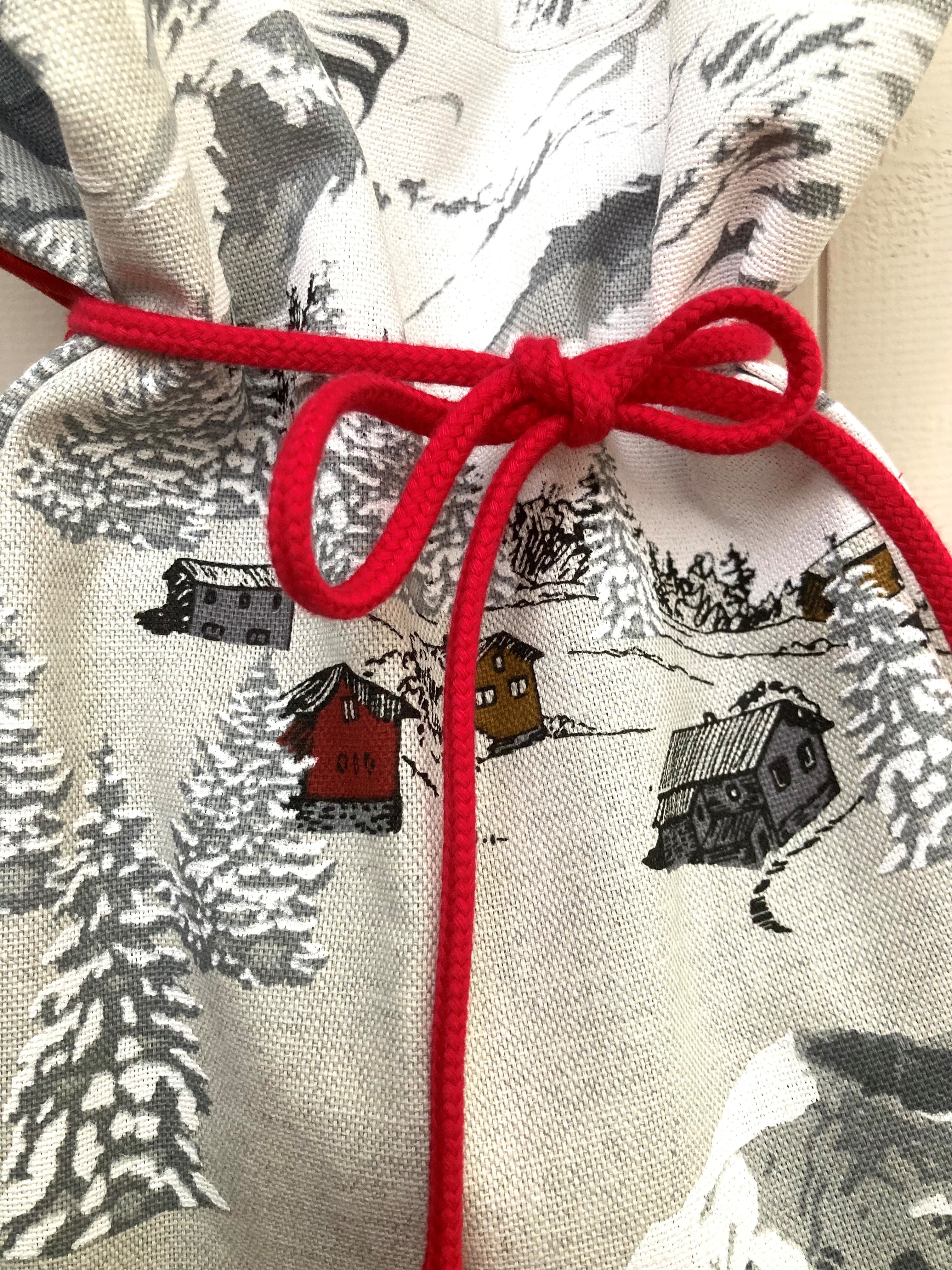 Weihnachten: Geschenkstoffsack: Winter-Wonder-Land-Säcke, XL